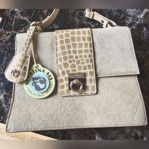 SPARTINA 449 Calf Hair Purse